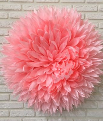 Как сделать большие и объемные цветы из гофрированной бумаги?