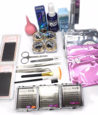 Инструменты и материалы для наращивания ресниц в интернет-магазине