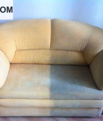 Как проходит химчистка дивана?