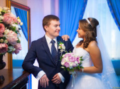 Свадебная фотосессия в Тушинском ЗАГСе