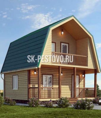 Технология строительства домов из бруса