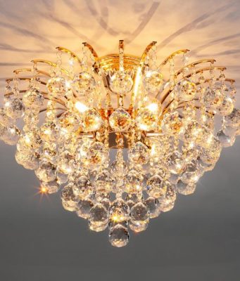 Точечные светильники и люстры в зал: отличная возможность придать комнате уют и благородство