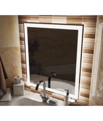 Зеркало с подсветкой для ванной и особенность его установки