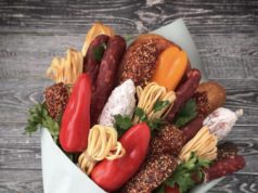 Мужской букет из колбасы: идеальный подарок мужчине