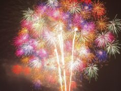 Салют: яркое красочное представление в небе