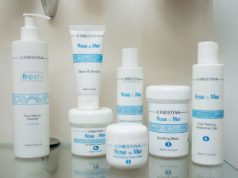 Ассортимент косметических средств бренда Christina