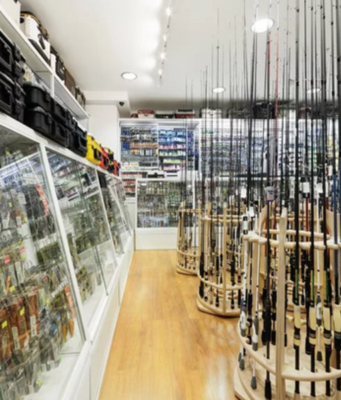 Аркада: ассортимент рыболовного магазина