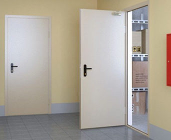 Где устанавливают огнестойкие двери?