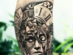 Мужские тату на голени: выражение индивидуальности и силы