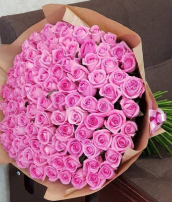 Идеальный подарок: букет из 101 розы