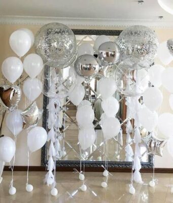 Шары на свадьбу: необычное украшение и символ праздника