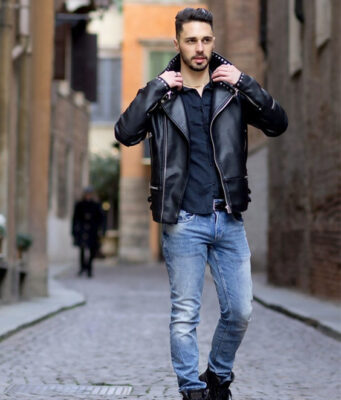 Мужские черные кожаные куртки: классика, стиль и универсальность